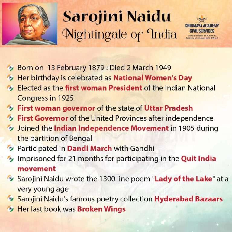 SAROJINI NAIDU